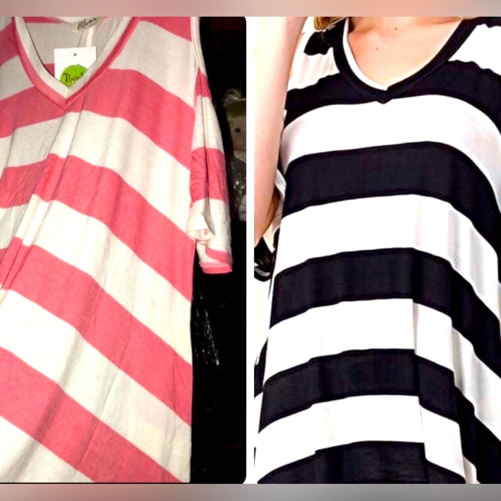 Blumin Bundle Two Size Small Cold Shoulder Tunic/Tops